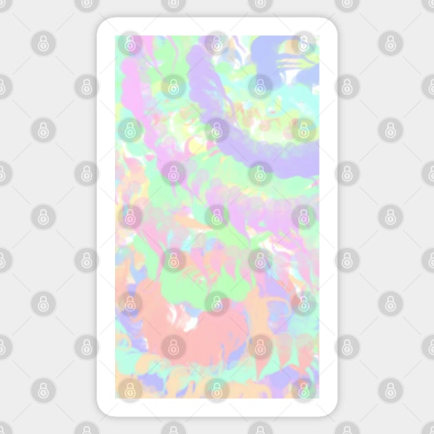 Pastel Tie Dye Sticker by ValinaMoonCreations